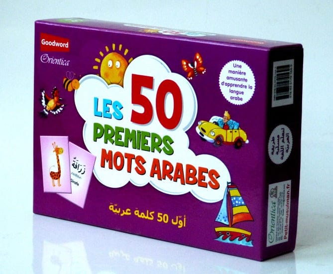 Les 50 Premiers Mots Arabes — Jeu de Cartes Éducatif | Orientica | Apprentissage Arabe Enfants Orientica Jeu Islam 9789351791645 Librairie Musulmane Al-imen