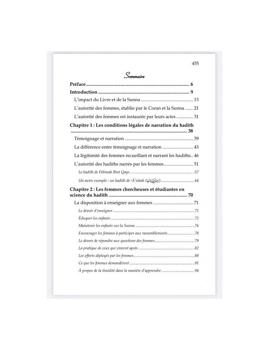 Les femmes savantes du Hadith - Al Muhaddithat - al imam - Éditions Al Imam Al imam Livre > Islam 9782492027291 Librairie Musulmane Al-imen