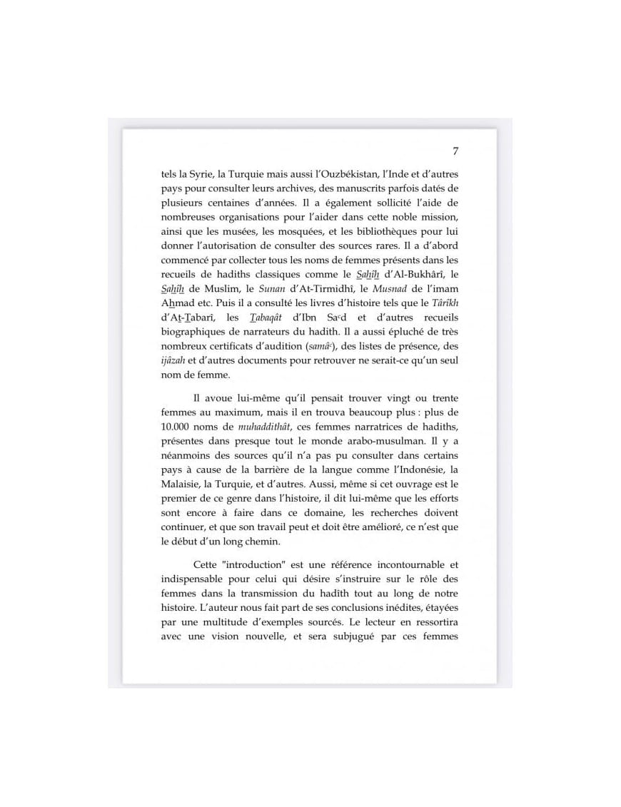 Les femmes savantes du Hadith - Al Muhaddithat - al imam - Éditions Al Imam Al imam Livre > Islam 9782492027291 Librairie Musulmane Al-imen