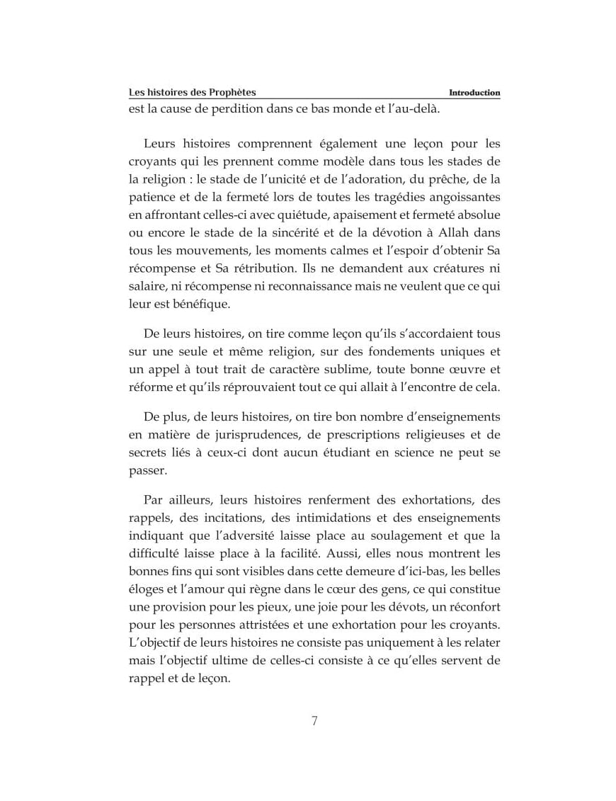 Les histoires des prophètes - As-Sa'dî - Al Bayyinah Al-Bayyinah Livre > Islam > Prophètes et Compagnons 9782385551612 Librairie Musulmane Al-imen