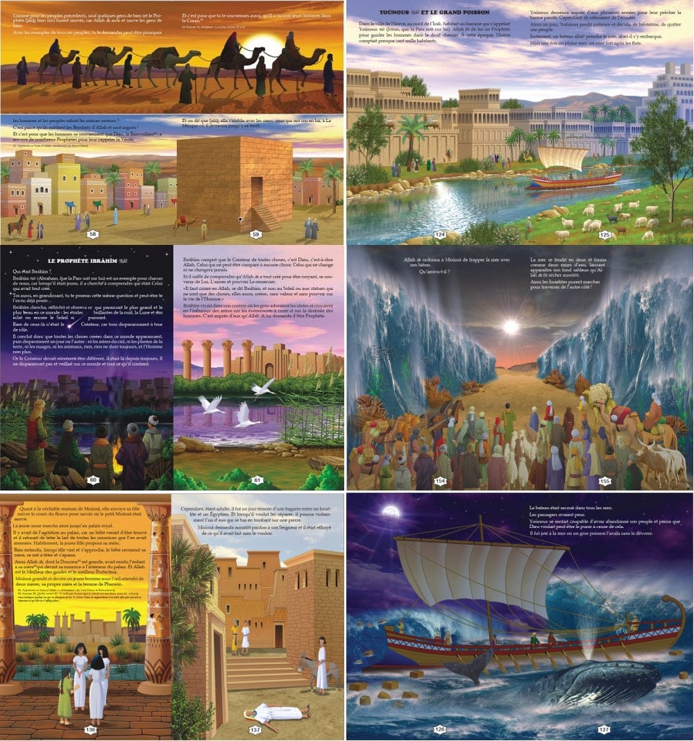 Les Histoires des Prophètes Racontées aux Enfants — Orientica | Grand Livre Illustré Islam (Couverture Cartonnée de Luxe) Orientica Livre Islam Enfant 9782356351371 Librairie Musulmane Al-imen