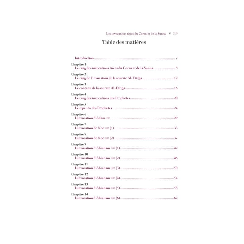 Les invocations tirées du Coran et de la Sunna - ‘Abd Ar-Razzâq Al-Badr - Editions Al-Hadîth Al-Hadîth Livre > Islam 9782875452870 Librairie Musulmane Al-imen