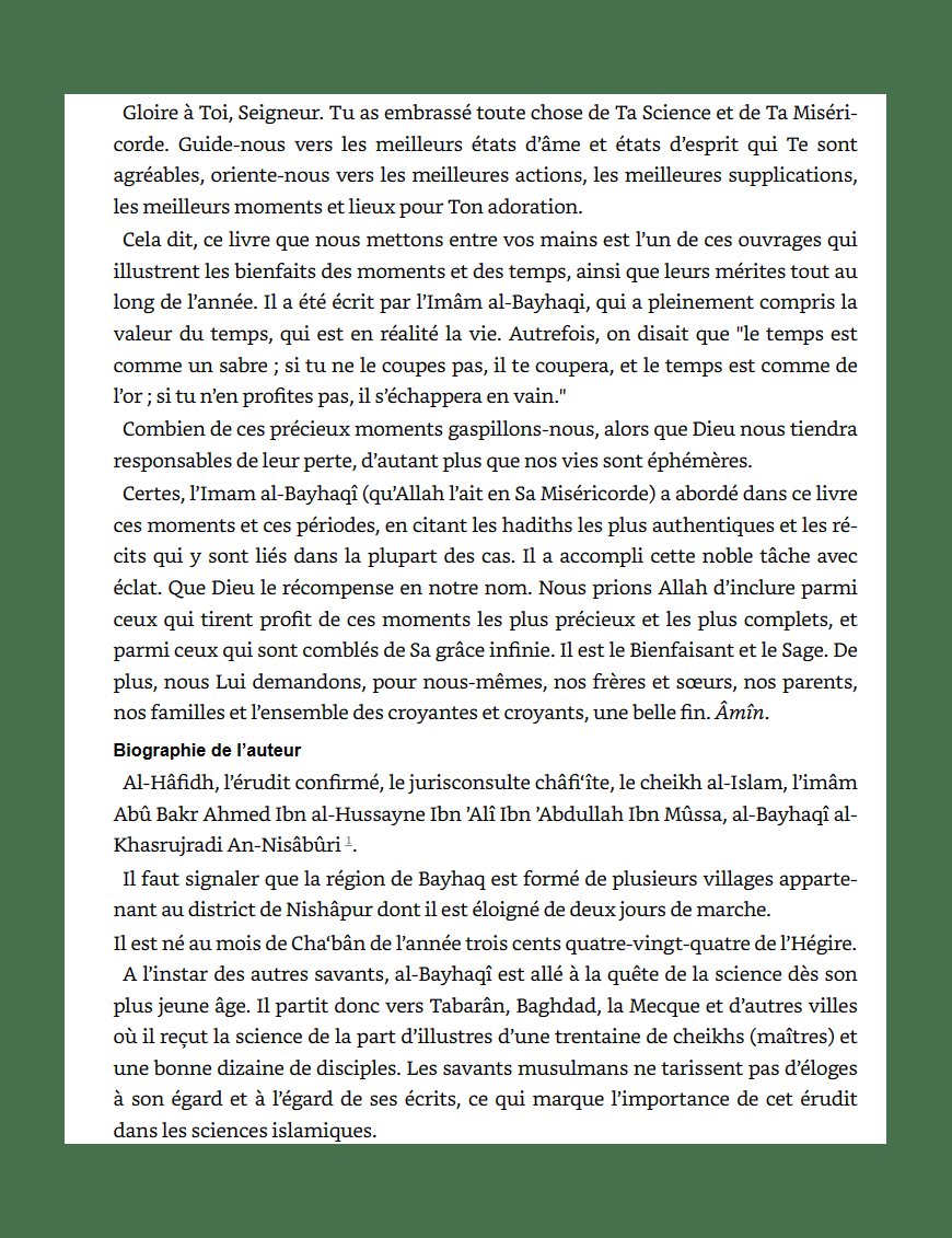 Les moments bénis du calendrier musulman - Al Bayhaqi - Iqra - Éditions Iqra Iqra Livre > Islam > Ramadan 9782916316451 Librairie Musulmane Al-imen