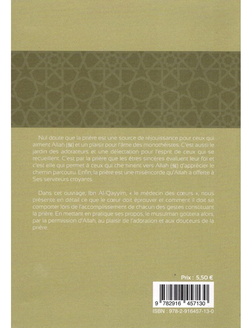 Les secrets de la prière - Ibn Qayyim - Tawbah - Éditions Iqra Iqra Livre > Islam > Foi et Spiritualité 9782916316963 Librairie Musulmane Al-imen