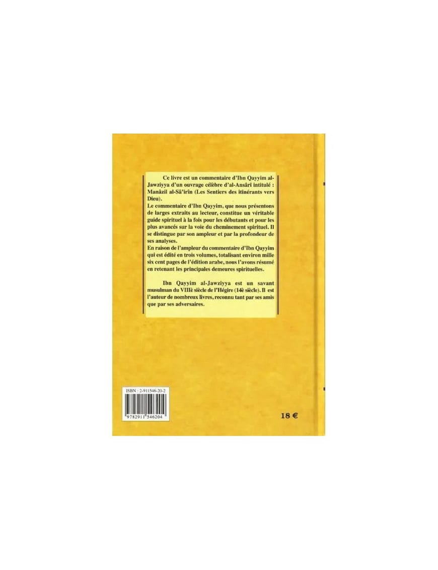 Les sentiers des itinérants - Ibn al Qayyim - Universel - Éditions Universel Universel Livre Islam Femme 9782911546204 Librairie Musulmane Al-imen