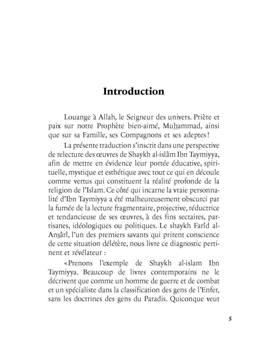 Les voies du cheminement spirituel - Ibn Taymiyyah - Al Bayyinah Al-Bayyinah Livre > Islam > Foi et Spiritualité 9782902526147 Librairie Musulmane Al-imen