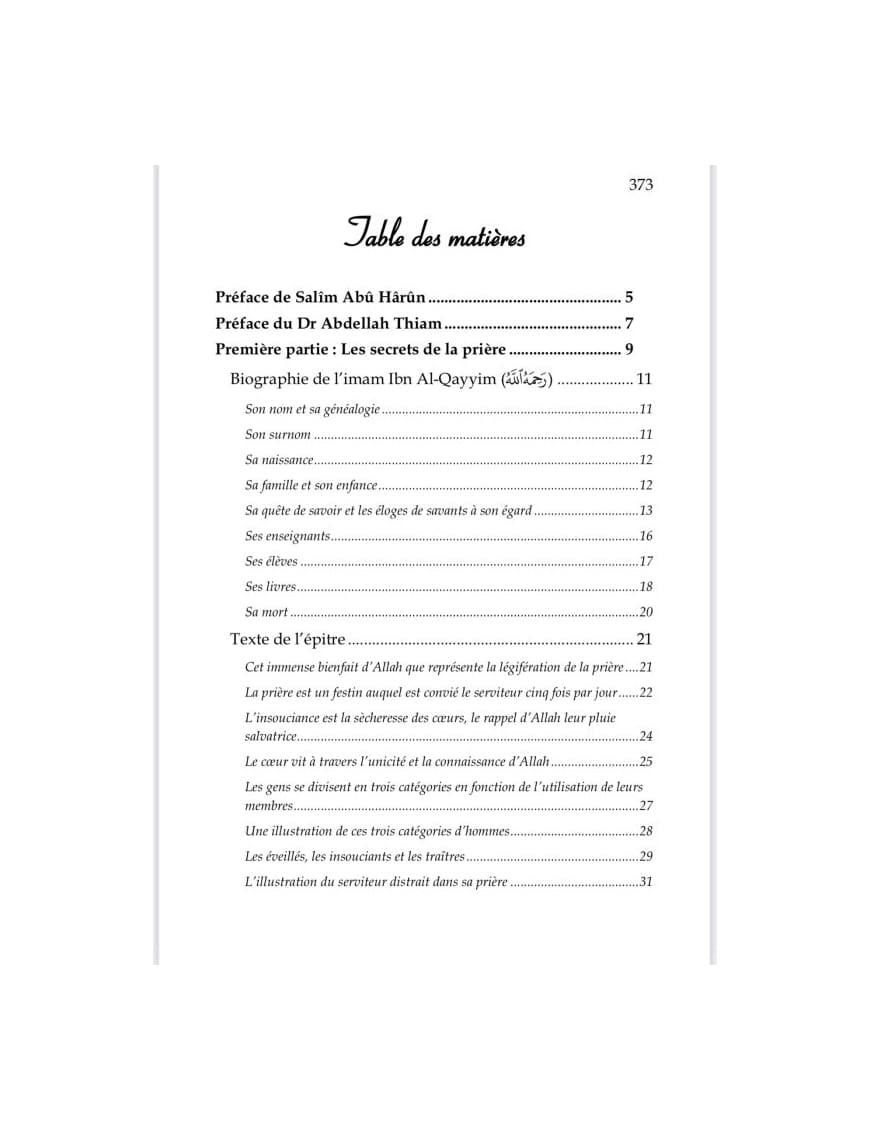 Ma dernière prière - Ibn Al Qayyim, Ibn Rajab - Al Imam - Éditions Al Imam Al imam Livre Islam Femme 9782493631077 Librairie Musulmane Al-imen