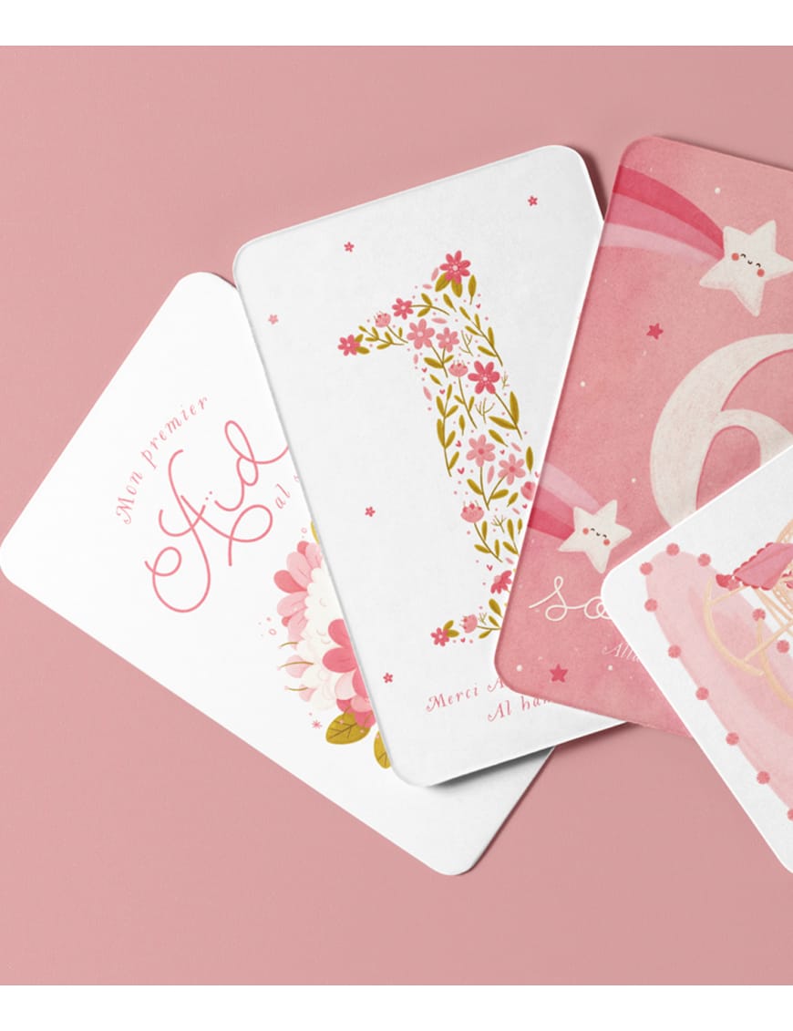 Ma première année - Cartes-étapes de mon bébé musulman (version fille) - DeeniLearn - DeeniLearn DeeniLearn Jeu Islam 9782931241196 Librairie Musulmane Al-imen