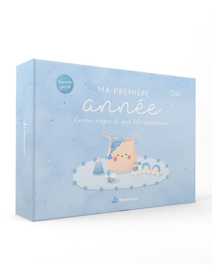 Ma première année - Cartes-étapes de mon bébé musulman (version garçon) - DeeniLearn - DeeniLearn DeeniLearn Jeu Islam 9782931241202 Librairie Musulmane Al-imen