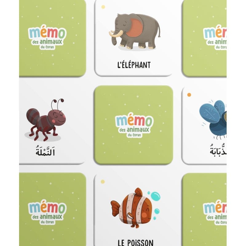 Mémo des animaux du Coran - DeeniLearn DeeniLearn Livres > Islam > Coran Librairie Musulmane Al-imen
