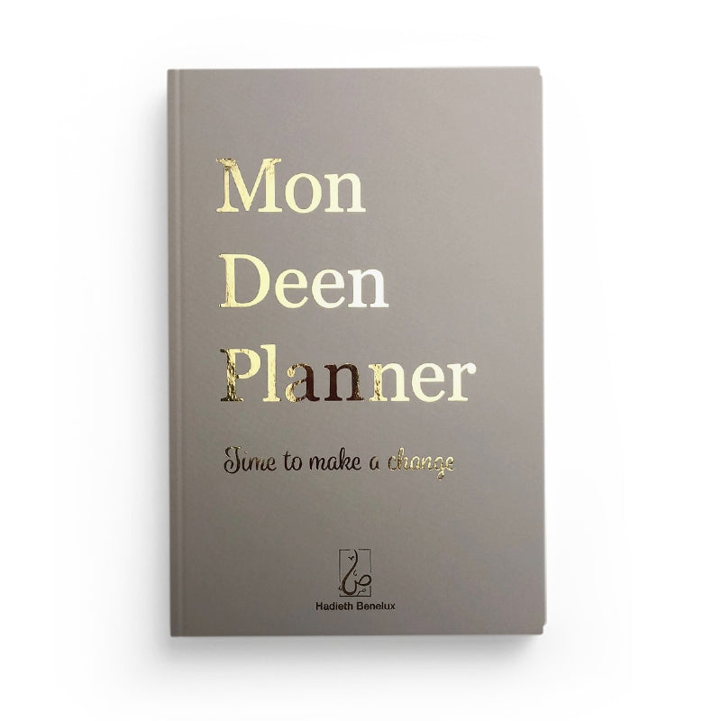 Mon Deen Planner Beige en Français - Time to make a change - Éditions Hadieth Benelux