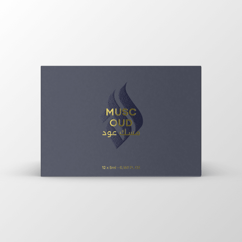 Musc Oud - Homme - Extrait de Parfum Sans Alcool - El Nabil - 5 ml El Nabil Parfums et eaux de Cologne 5060815001963 Librairie Musulmane Al-imen