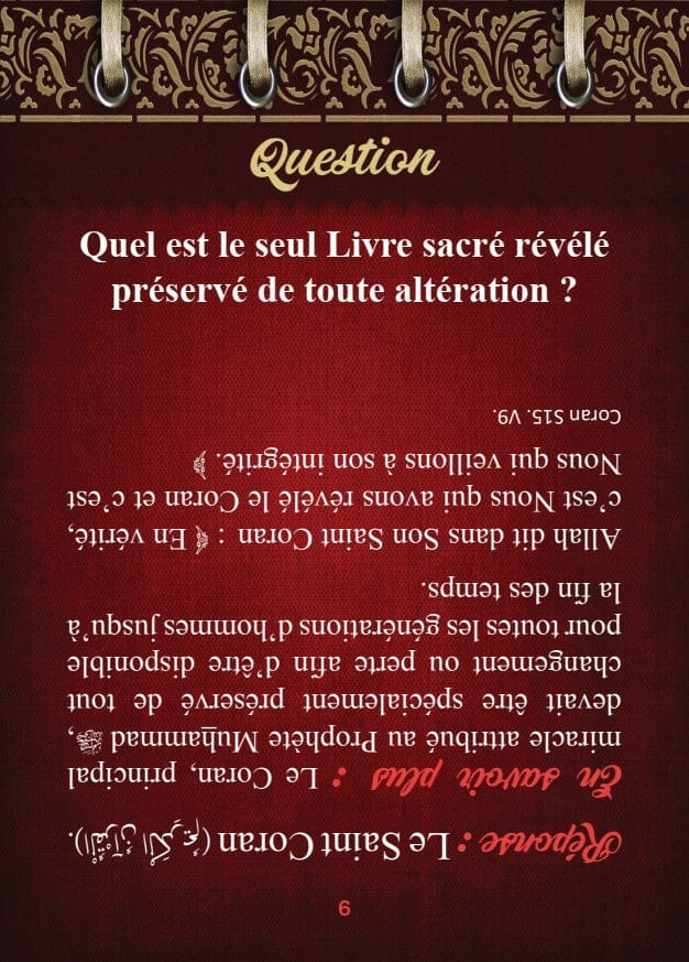 Muslim Challenge – Le Coran et les Livres Saints — Jeu de Cartes Islam | Orientica Orientica Livre > Islam 9782356352903 Librairie Musulmane Al-imen
