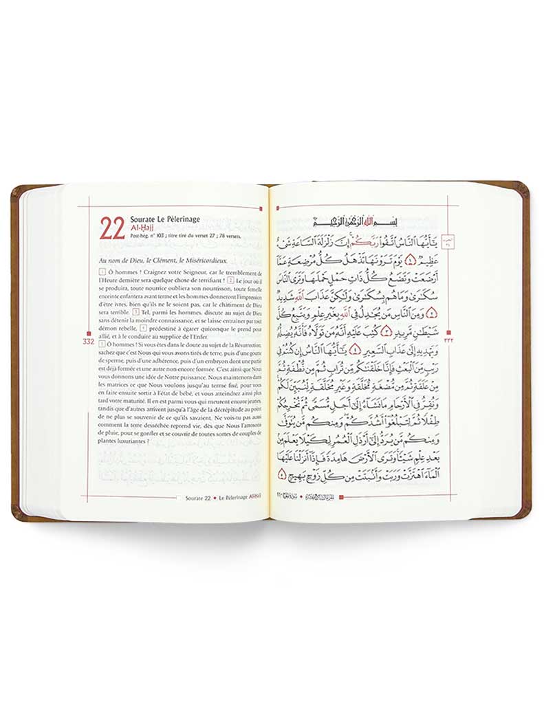 Noble Coran Bilingue<br /> Grand Format - Éditions Tawhid Tawhid Coran Librairie Musulmane Al-imen