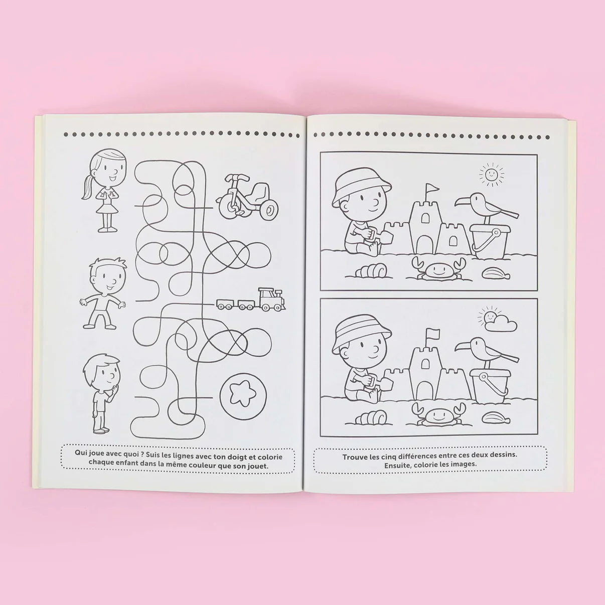 Page de la serie Série Ballon: Je colorie et j'apprends (4-5 ans)