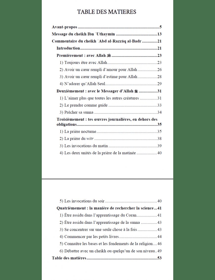 Programme quotidien pour l'étudiant en sciences religieuses - Cheikh Al Uthaymin - Imam Malik - Al-Bayyinah Al-Bayyinah Livre > Islam > Tawhid / Aqidah (Croyance) 9782919455317 Librairie Musulmane Al-imen