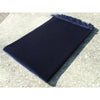 Tapis De Prière Velours Luxe Couleur Unie - BLEU MARINE Al - imen