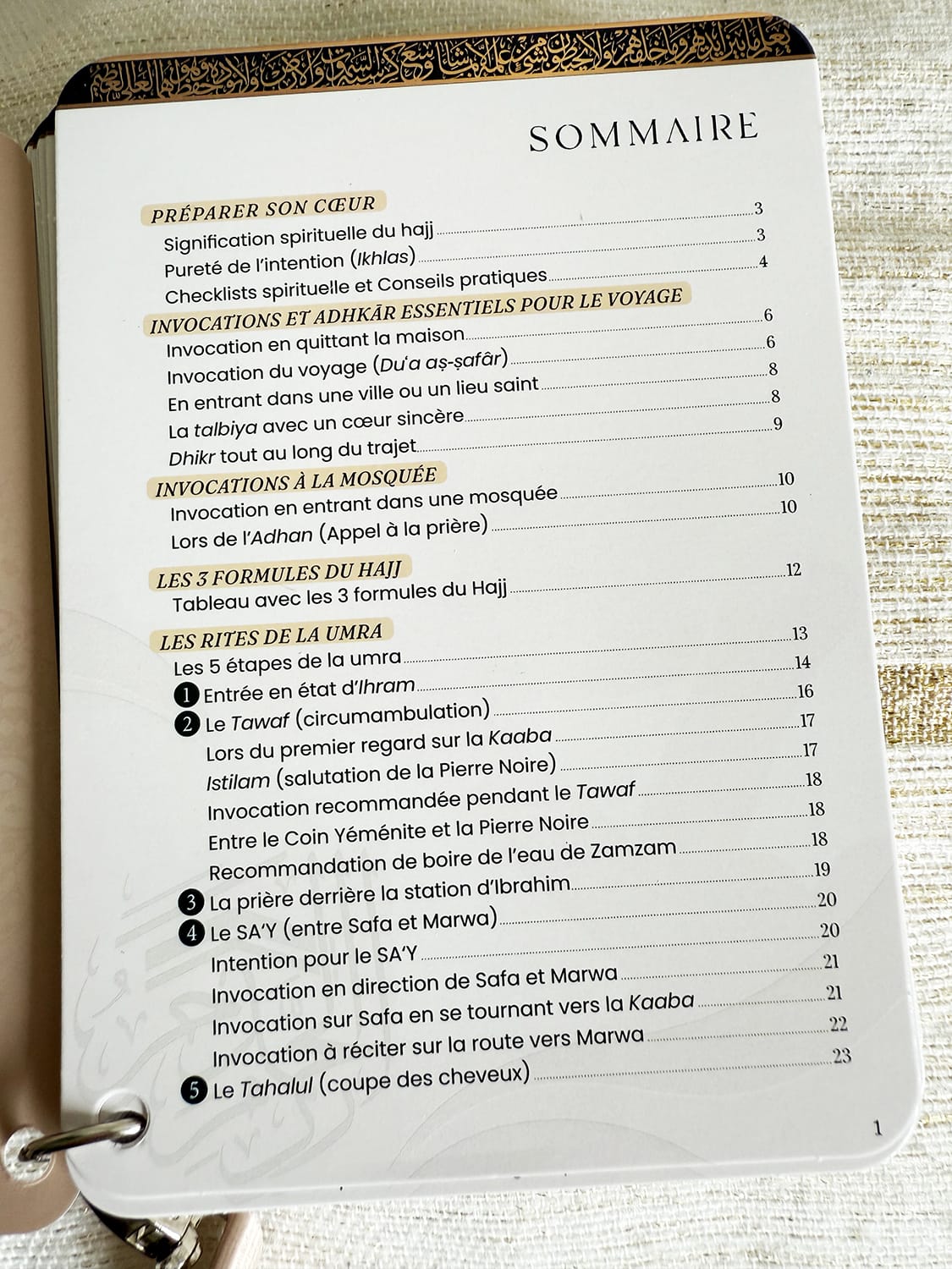 Tour du Cou « En Route pour le Hajj » – Préparation, Intentions et Invocations Sana Pour le Corps 9791022513951 Librairie Musulmane Al-imen
