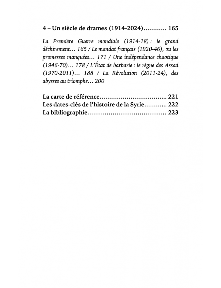 Une brève histoire de la Syrie par ‘Issa Meyer Al - imen