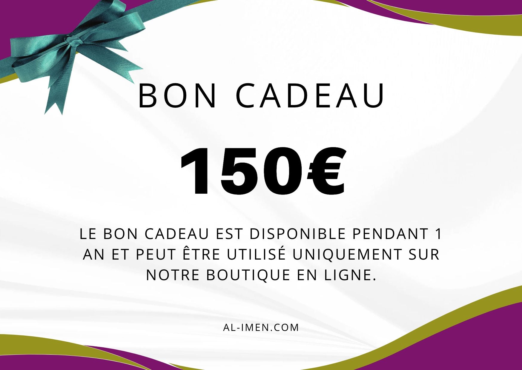 Carte-Cadeau Al-imen | Bon Cadeau 150 €