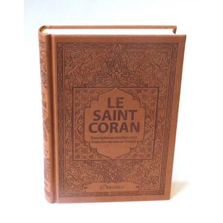 le-saint-coran-arabe-francais-phonetique-couverture-en-cuir-couleur-marron